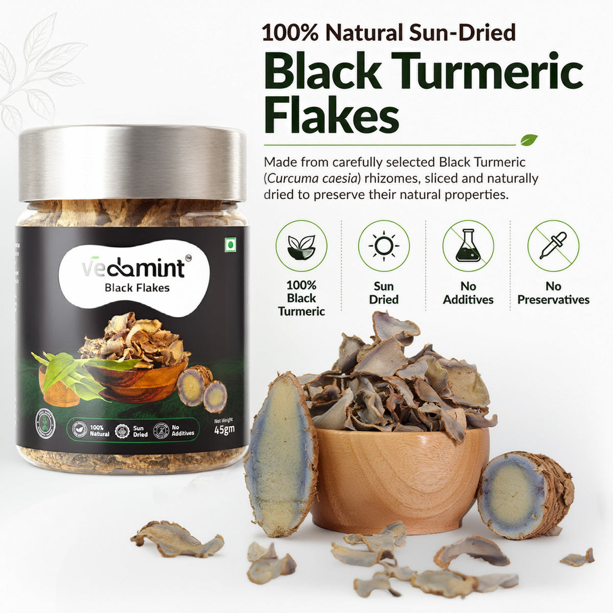 Vedamint Black Flakes