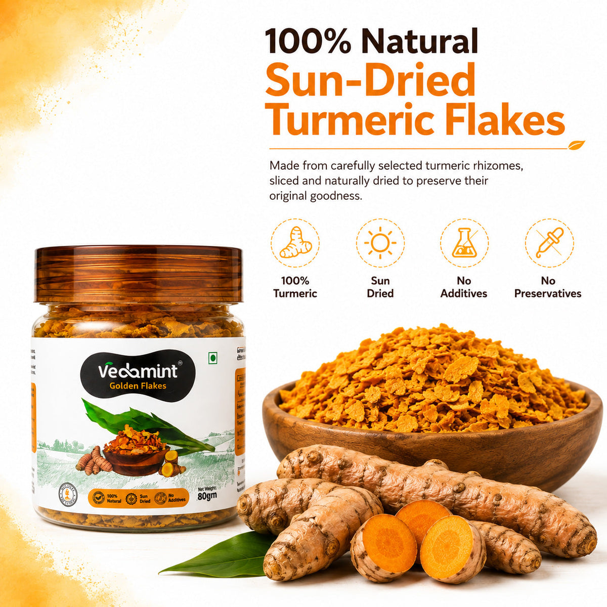 Vedamint Golden Flakes