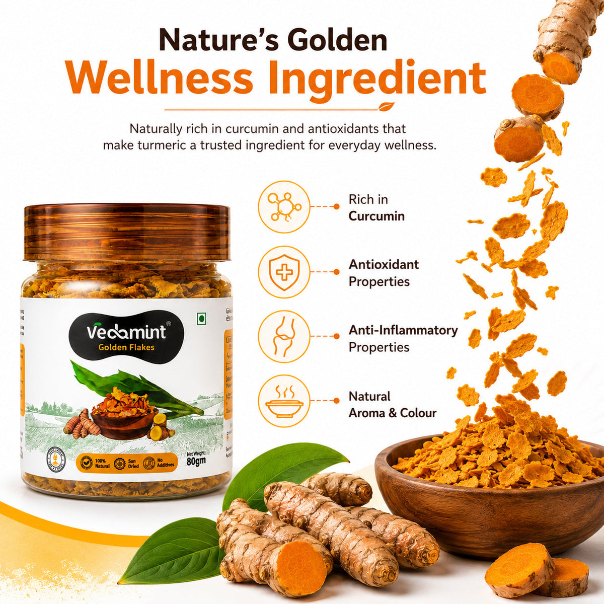 Vedamint Golden Flakes